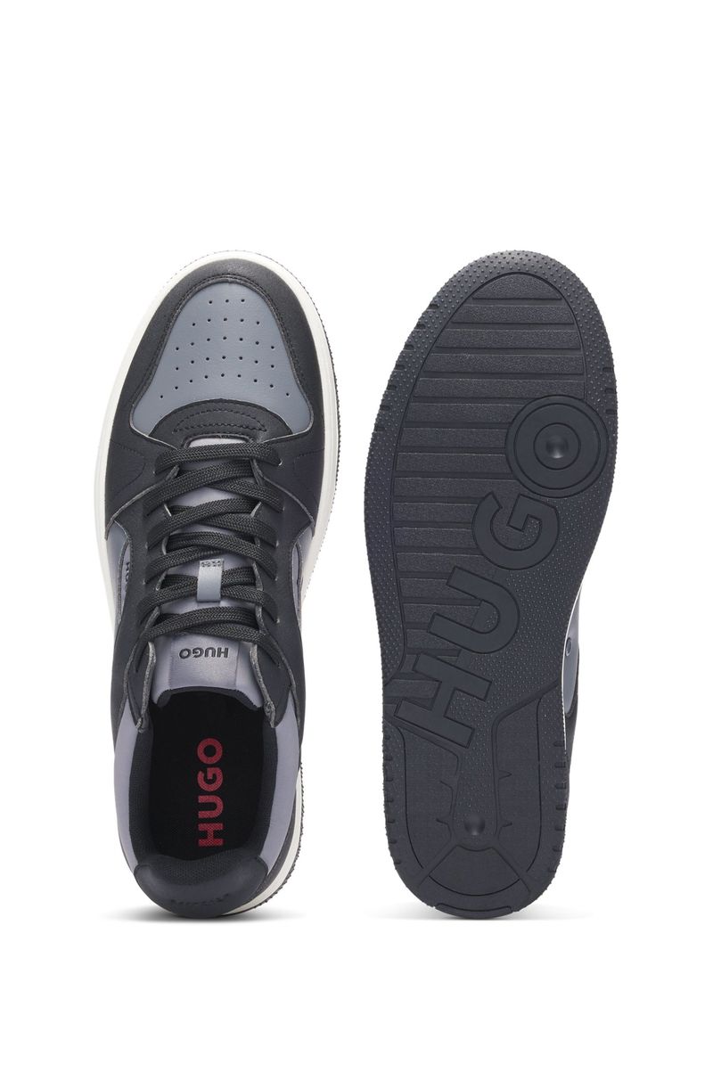 Low-Top Sneakers with Synthetic Leather HB