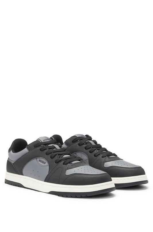 Low-Top Sneakers with Synthetic Leather HB