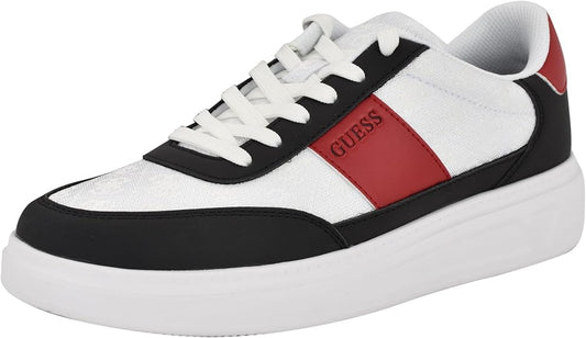 GSS Men's Chaze Sneakers, Black/White/Red 001
