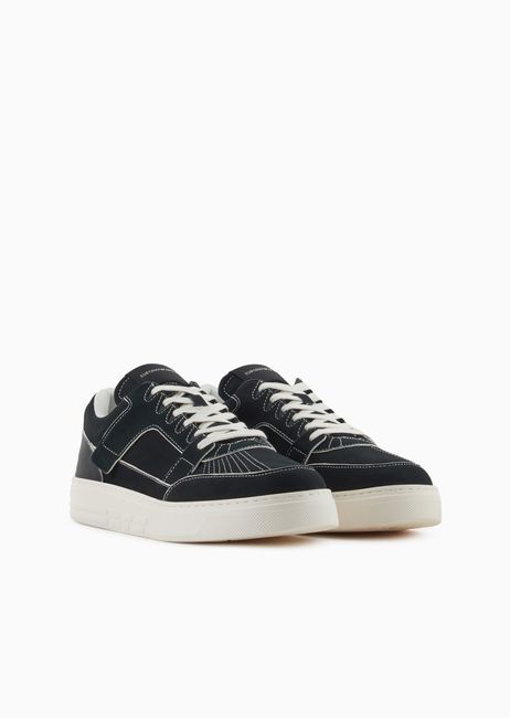Nubuck and Vachetta Sneakers AX