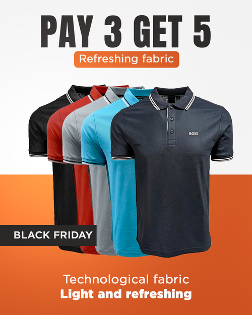 KIT POLO BOSS SHIRTS [PAY 3 GET 5]