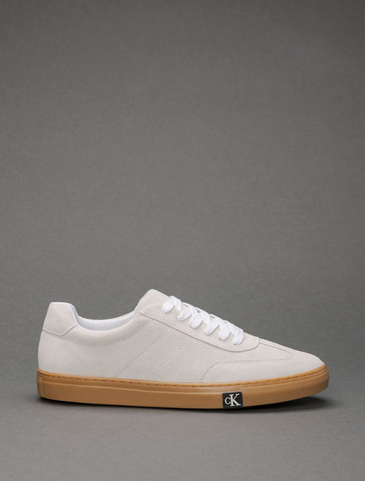 CK Jeans Off White Men's Project Suede Sneakers