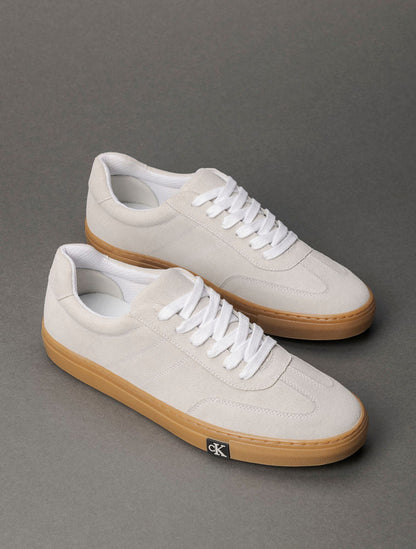 CK Jeans Off White Men's Project Suede Sneakers