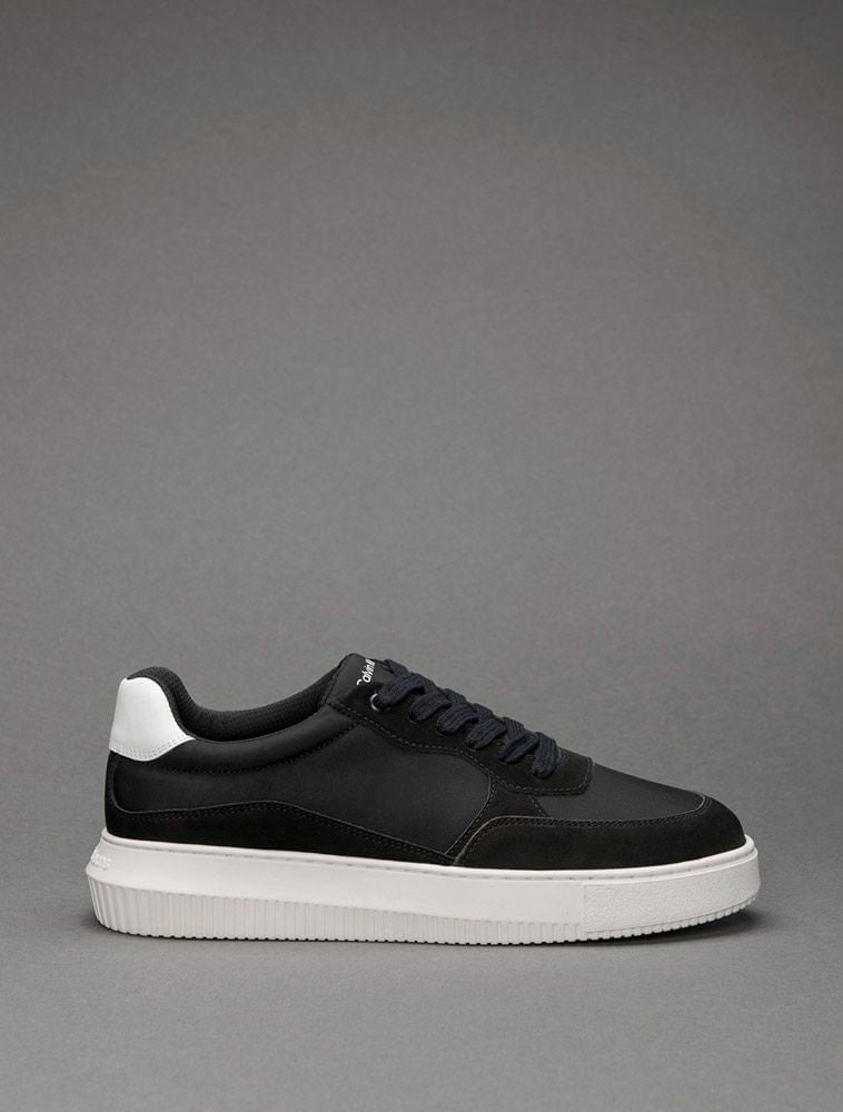 Men's Palito Side Nylon CK Jeans Black Sneakers