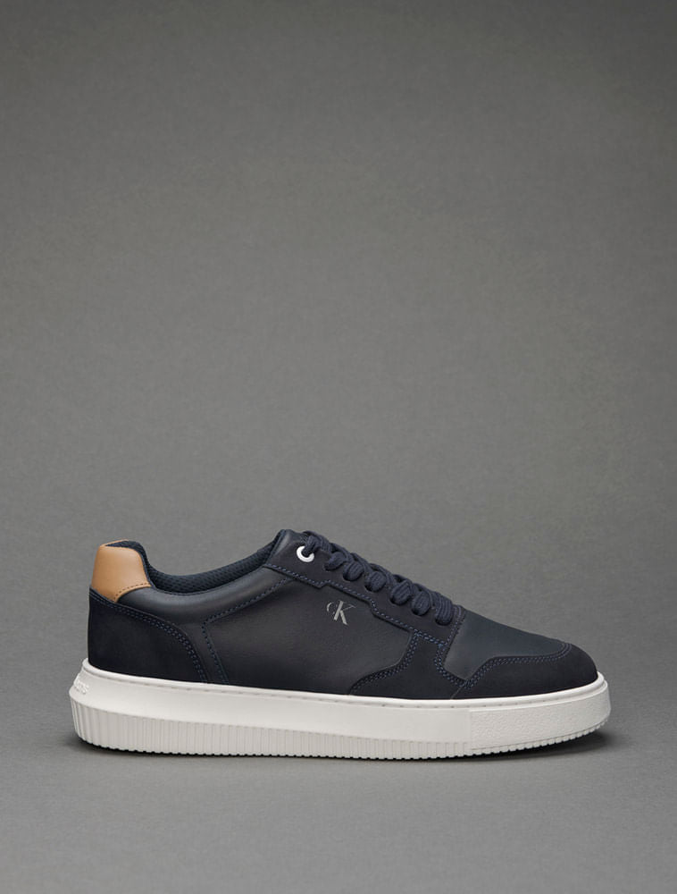 CK Jeans Men's Chunky Layers Navy Blue Sneakers