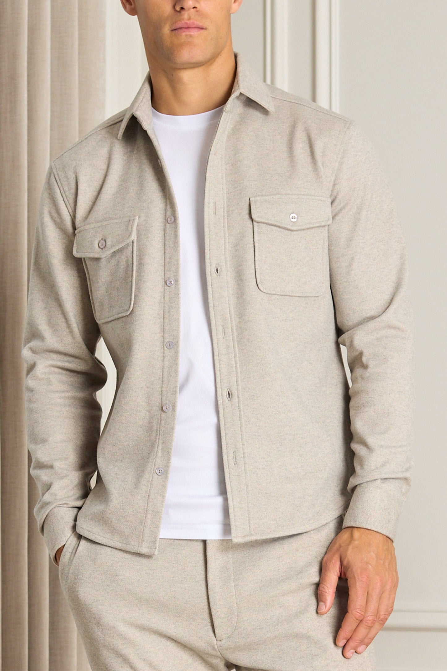 Elijah Overshirt - Oatmeal