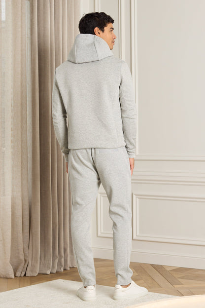 Luxe Hoodie - Grey Marl
