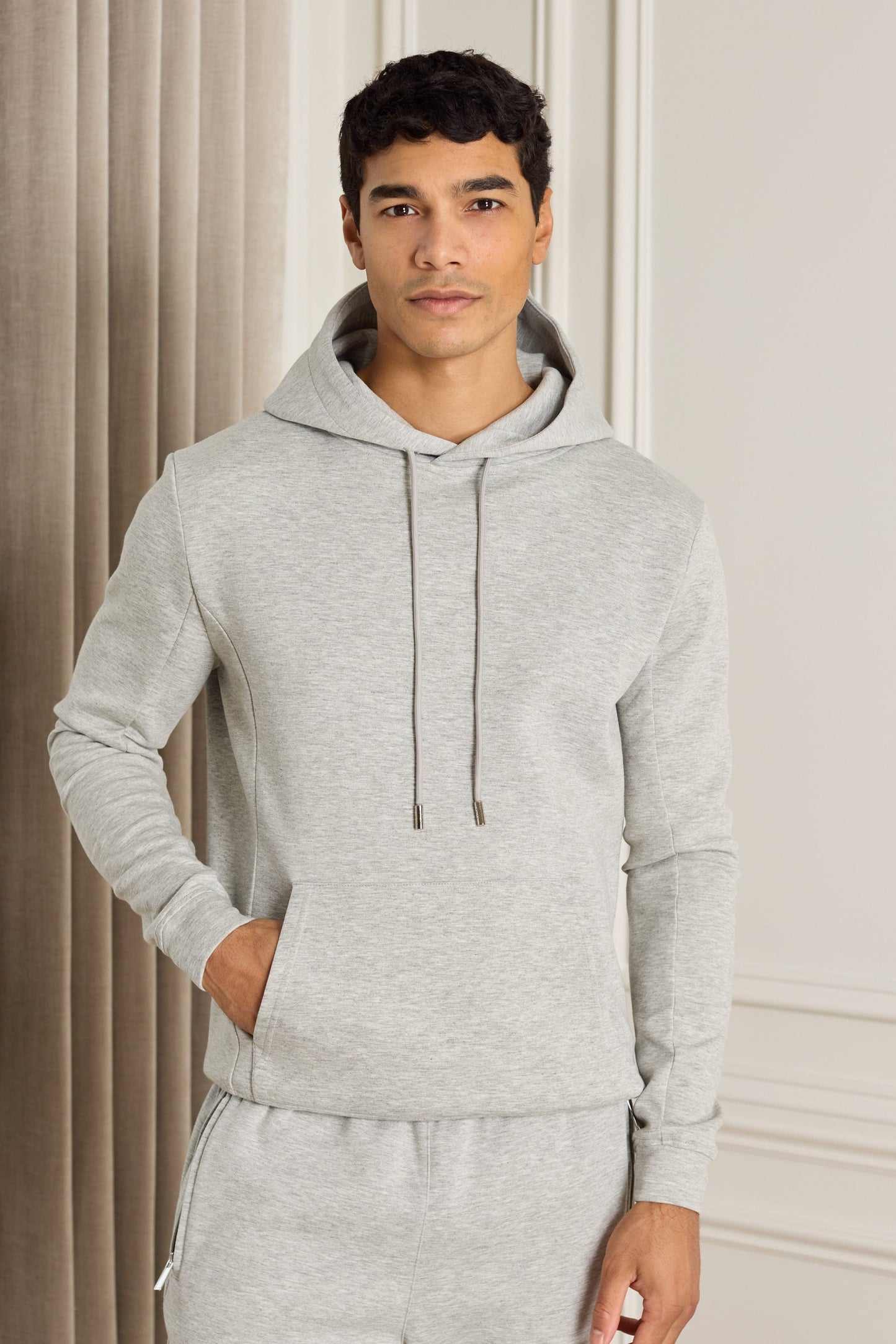 Luxe Hoodie - Grey Marl
