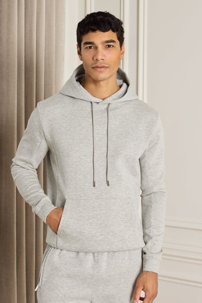 Luxe Hoodie - Grey Marl