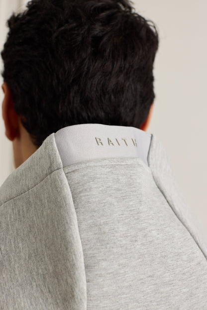Luxe Hoodie - Grey Marl