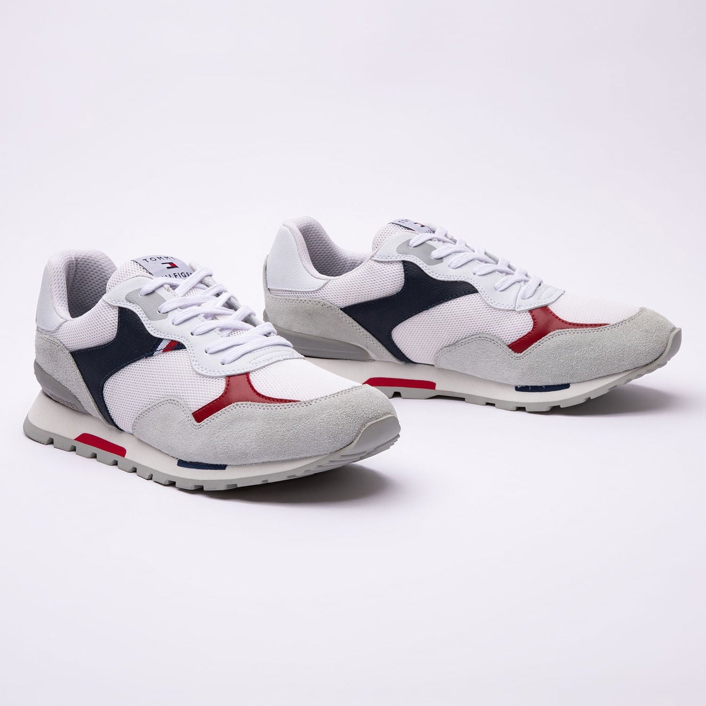 Mixed Texture Sports Sneakers TH